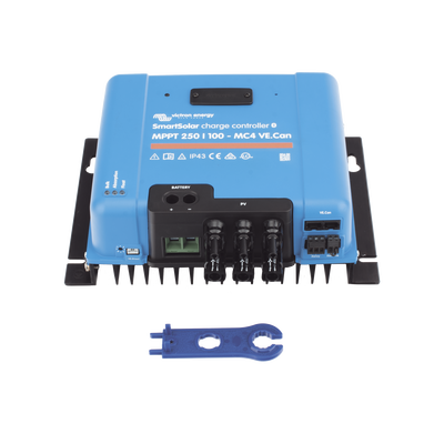 SmartSolar MPPT 250/100-MC4. Controlador Solar MPPT 100A, Voltaje: 48 Vcc. Para uso con Inv. Cargadores Victron SmartSolar MPPT 250/100-MC4. Controlador Solar MPPT 100A, Voltaje: 48 Vcc. Para uso con Inv. Cargadores Victron