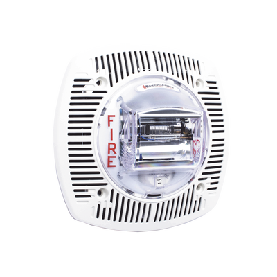 Bocina con estrobo para pared color BLANCO (0501-06210)