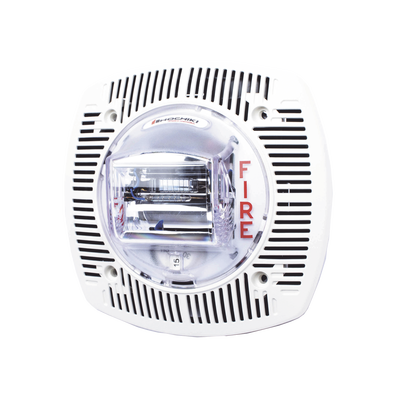 Bocina con estrobo para pared color BLANCO (0501-06210)