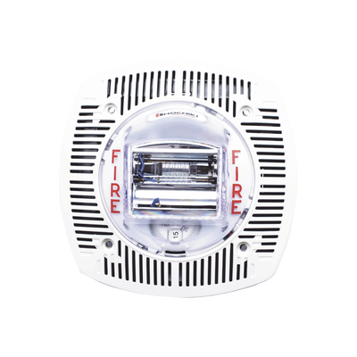 Bocina con estrobo para pared color BLANCO (0501-06210)