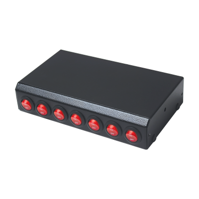 Switchera con 7 interruptores para barra de luces