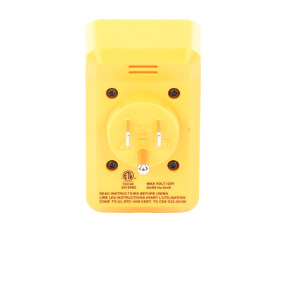 Probador de Tomacorriente Eléctrico Estándar o GFCI con Señal Acústica, Con LEDs de Alto Brillo y Gráfico Incluido Para Verificar Rápida y Fácilmente el Cableado Probador de Tomacorriente Eléctrico Estándar o GFCI con Señal Acústica, Con LEDs de Alto Brillo y Gráfico Incluido Para Verificar Rápida y Fácilmente el Cableado