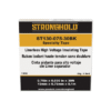 Cinta Eléctrica STRONGHOLD para Aislar de Caucho EPR, Autoadhesiva, Uso Industrial en Uniones de Alto Voltaje y Temperatura , Grosor de 0.76mm (30 mil), Ancho de 19mm, y 9.1m de Largo, Color Negro Cinta Eléctrica STRONGHOLD para Aislar de Caucho EPR, Autoadhesiva, Uso Industrial en Uniones de Alto Voltaje y Temperatura , Grosor de 0.76mm (30 mil), Ancho de 19mm, y 9.1m de Largo, Color Negro