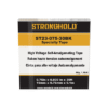 Cinta Eléctrica STRONGHOLD para Aislar de Caucho EPR, Autofusionable, Uso Industrial en Uniones de Alto Voltaje y Temperatura, Grosor 0.76mm (30 mil), Ancho 19mm, y 9.1m Largo, Color Negro.