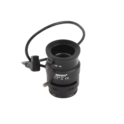 Lente Varifocal 3.5-8mm / Iris Manual / Formato 1/3 / Ideal Para Camaras Analogicas hasta 1200 TVLs Lente Varifocal 3.5-8mm / Iris Manual / Formato 1/3 / Ideal Para Camaras Analogicas hasta 1200 TVLs