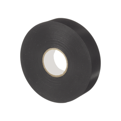 Cinta Eléctrica STRONGHOLD para Aislar, de PVC, Uso Profesional en Construcción Eléctrica, Grosor 0.18mm (7 mil), Ancho 19mm, y 20m Largo, Color Negro.