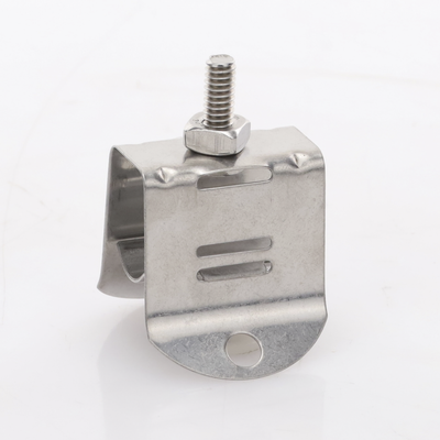 Sujetador de doble click para cable coaxial de 1/2 paquete de 10 piezas.