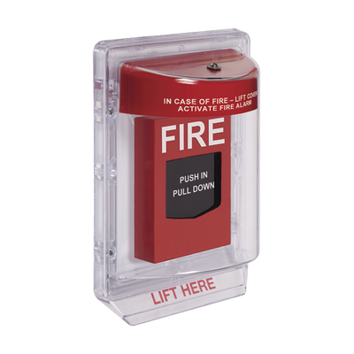 Cubierta Protectora de Policarbonato Serie Stopper II® , Con Bocina, Sin Espaciador, Montaje Empotrado, Etiqueta en Inglés Cubierta Protectora de Policarbonato Serie Stopper II® , Con Bocina, Sin Espaciador, Montaje Empotrado, Etiqueta en Inglés