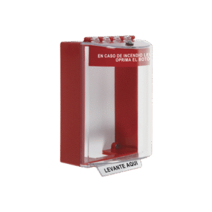 Cubierta Universal con Sirena y Espaciador, Texto de Incendio en Español Cubierta Universal con Sirena y Espaciador, Texto de Incendio en Español