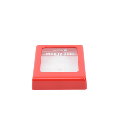 Protector Con Cristal, Rómpase En Caso De Incendio Para Estaciones De Jalón, Texto En Ingles