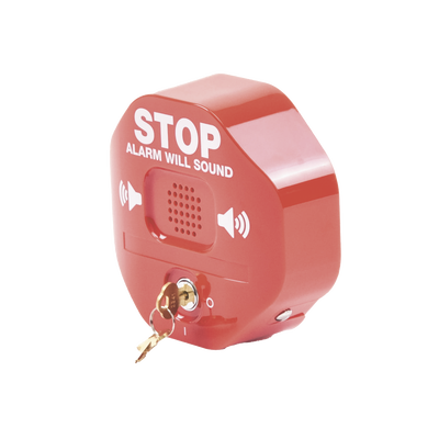 Alarma Multifunción Exit Stopper® para proteger puertas dobles (incluye contactos magnéticos)