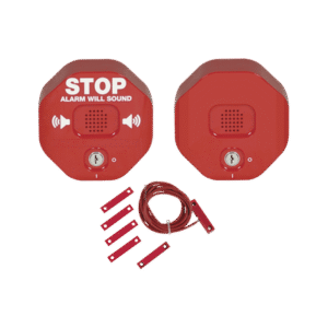 Alarma multifunción Exit Stopper® con bocina remota, para puertas dobles Alarma multifunción Exit Stopper® con bocina remota, para puertas dobles