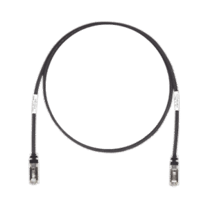 Patch Cord Cat6A, Blindado S/FTP, CM/LS0H, 10 Metros, Color Negro Patch Cord Cat6A, Blindado S/FTP, CM/LS0H, 10 Metros, Color Negro
