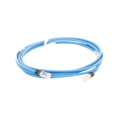 Patch Cord Cat6A, Blindado S/FTP, CM/LS0H, 10 m, Color Azul