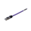 Patch Cord Cat6A, Blindado S/FTP, CM/LS0H, 13ft, Color Violeta Patch Cord Cat6A, Blindado S/FTP, CM/LS0H, 13ft, Color Violeta