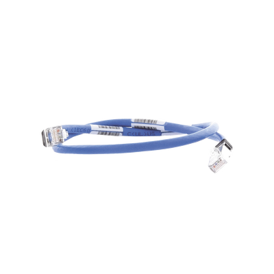 Patch Cord Cat6A, Blindado S/FTP, CM/LS0H, 2ft, Color Azul