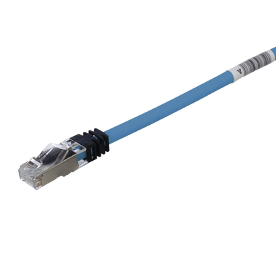 Patch Cord Cat6A, Blindado S/FTP, CM/LS0H, 2 m., Color Azul Patch Cord Cat6A, Blindado S/FTP, CM/LS0H, 2 m., Color Azul