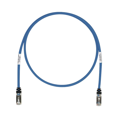 Patch Cord Cat6A, Blindado S/FTP, CM/LS0H, 30 ft, Color Azul Patch Cord Cat6A, Blindado S/FTP, CM/LS0H, 30 ft, Color Azul