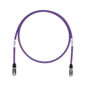 Patch Cord Cat6A, Blindado S/FTP, CM/LS0H, 5ft, Color Violeta Patch Cord Cat6A, Blindado S/FTP, CM/LS0H, 5ft, Color Violeta