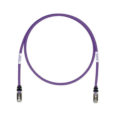 Patch Cord Cat6A, Blindado S/FTP, CM/LS0H, 5ft, Color Violeta Patch Cord Cat6A, Blindado S/FTP, CM/LS0H, 5ft, Color Violeta