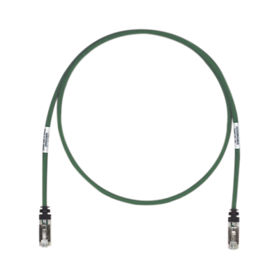 Patch Cord Cat6A, Blindado S/FTP, CM/LS0H, 7ft, Color Verde Patch Cord Cat6A, Blindado S/FTP, CM/LS0H, 7ft, Color Verde