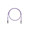 Patch Cord Cat6A, Blindado S/FTP, CM/LS0H, 7ft, Color Violeta