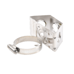 Adaptador de sujetadores de presión. Instalación en un tubo con diámetro de 1" a 2". Paquete de 10 piezas