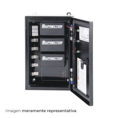 Supresor de pico clase C con voltaje de operación 127/220 Vca, 2 fases, 200 KA Supresor de pico clase C con voltaje de operación 127/220 Vca, 2 fases, 200 KA