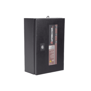 Supresor de pico clase B con voltaje de operación 127/220 Vca, 2 fases, 60 KA y Protección L-L Supresor de pico clase B con voltaje de operación 127/220 Vca, 2 fases, 60 KA y Protección L-L