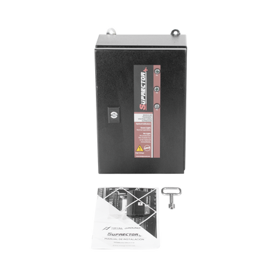 Supresor de pico clase B con voltaje de operación 127/220 Vca, 2 fases, 60 KA Supresor de pico clase B con voltaje de operación 127/220 Vca, 2 fases, 60 KA