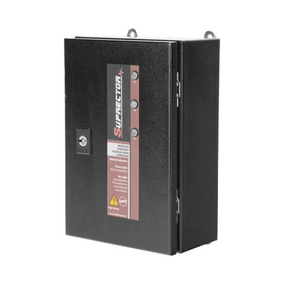 Supresor de pico vlase B con voltaje de operación 220/380 Vca, 1 fase, 80 KA Supresor de pico vlase B con voltaje de operación 220/380 Vca, 1 fase, 80 KA