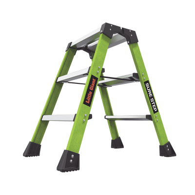 Escalera Plegable 2 Peldaños de Fibra de Vidrio / Tamaño 66 cm ( 2' 2"). Escalera Plegable 2 Peldaños de Fibra de Vidrio / Tamaño 66 cm ( 2' 2").