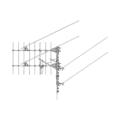 Antena Direccional Reflector de Esquina, 148-174 MHz, 50 Ohm, 10 dBd (12 dBi), 250 Watt, N Macho. Antena Direccional Reflector de Esquina, 148-174 MHz, 50 Ohm, 10 dBd (12 dBi), 250 Watt, N Macho.