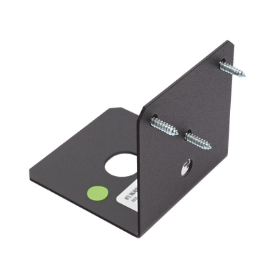 Montaje de Acero Tipo "L" Negro con Perforación 3/4" y Pintura Horneada.