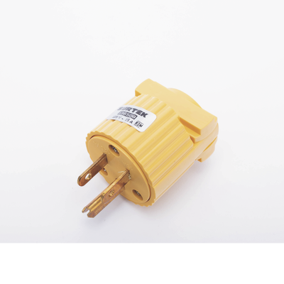 Clavija con Abrazadera Plástica Aterrizada / 127 V CA 15 A Max. / Fabricada en Plastico ABS. Clavija con Abrazadera Plástica Aterrizada / 127 V CA 15 A Max. / Fabricada en Plastico ABS.