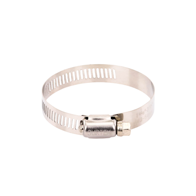 Abrazadera sin fin diámetro 1-9/16 a 2-1/2in, ancho 1/2in inoxidable Abrazadera sin fin diámetro 1-9/16 a 2-1/2in, ancho 1/2in inoxidable