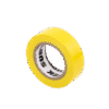 Cinta para aislar color Amarillo de 19 mm x 9 metros / Fabricada en PVC / Adhesivo acrílico.