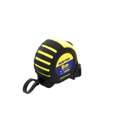 Flexometro anti impacto de 5 metros, cinta ancha con boton de freno. Flexometro anti impacto de 5 metros, cinta ancha con boton de freno.