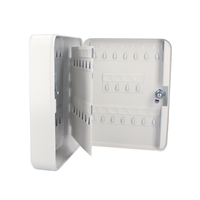 Caja para llaves con capacidad para 60 llaves/ Medidas 200 x 250 x 75 mm (ancho x alto x profundidad)/ Fabricada en acero/ Cerradura con llave. Caja para llaves con capacidad para 60 llaves/ Medidas 200 x 250 x 75 mm (ancho x alto x profundidad)/ Fabricada en acero/ Cerradura con llave.
