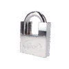 Candado de acero con Guarda Anti Palanca/ Acabado en Cromo Satinado / Doble Cerrojo / Medida 40 mm/ Nivel de seguridad 7/ 4 Llaves Abloy.