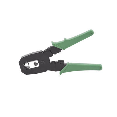 Pinzas para plegar (Ponchadoras) cables RJ11, RJ12, RJ45 telefónicos y cables de red Cat5e, Cat6, Cat6a y con Cavidades para 4, 6 y 8 conductores.