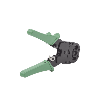 Pinzas para plegar (Ponchadoras) cables RJ11, RJ12, RJ45 telefónicos y cables de red Cat5e, Cat6, Cat6a y con Cavidades para 4, 6 y 8 conductores.