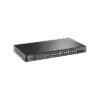 Switch JetStream Gigabit administrable Capa 2, 24 puertos 10/100/1000 Mbps + 4 puertos SFP