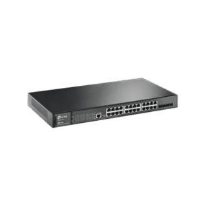Switch JetStream Gigabit administrable Capa 2, 24 puertos 10/100/1000 Mbps + 4 puertos SFP Switch JetStream Gigabit administrable Capa 2, 24 puertos 10/100/1000 Mbps + 4 puertos SFP