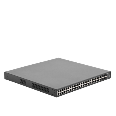 Switch Core JetStream administrable capa 3, 48 puertos RJ45 Gigabit, 4 puertos SFP, hasta 4 ranuras SFP+, apilamiento de hasta 8