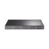Switch Core JetStream administrable capa 3, 48 puertos RJ45 Gigabit, 4 puertos SFP, hasta 4 ranuras SFP+, apilamiento de hasta 8