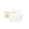 Esquinero exterior, para uso con canaleta T45, Material PVC Rígido, Color Blanco Mate