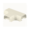 Accesorio en "T", para uso con canaleta T45, Material PVC Rígido, Color Blanco