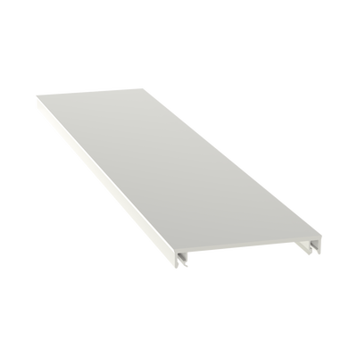 Cubierta para canaleta T-70, de PVC rígido, 70.1 x 9.1 x 1828.8 mm, Color Blanco Cubierta para canaleta T-70, de PVC rígido, 70.1 x 9.1 x 1828.8 mm, Color Blanco