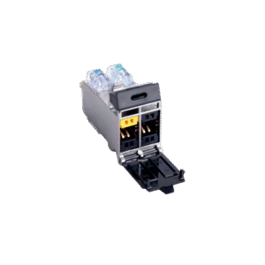 Jack TERA Categoria 7A, Con puerta protectora, Para aplicaciones de servicios compartidos, Color Negro